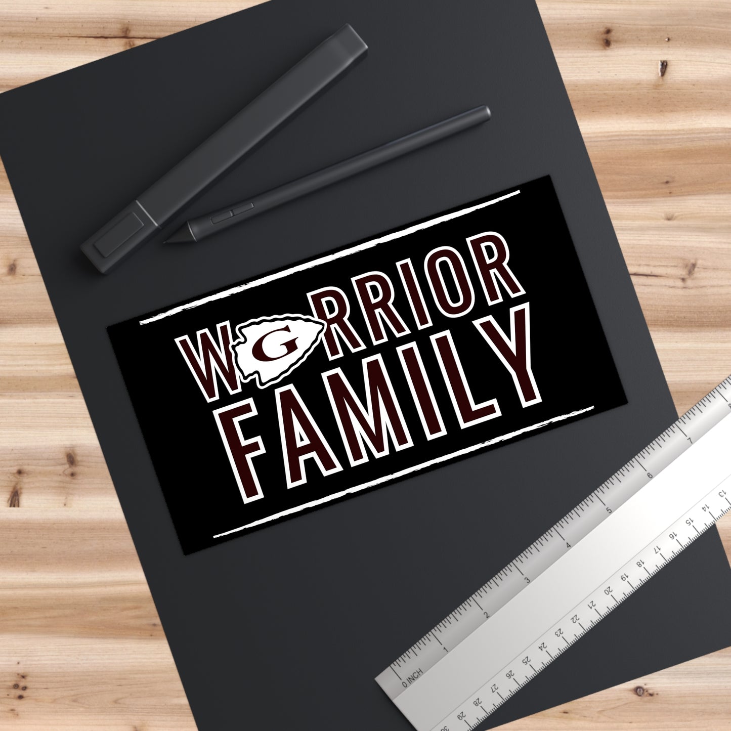 Warrior Family Bumper Sticker